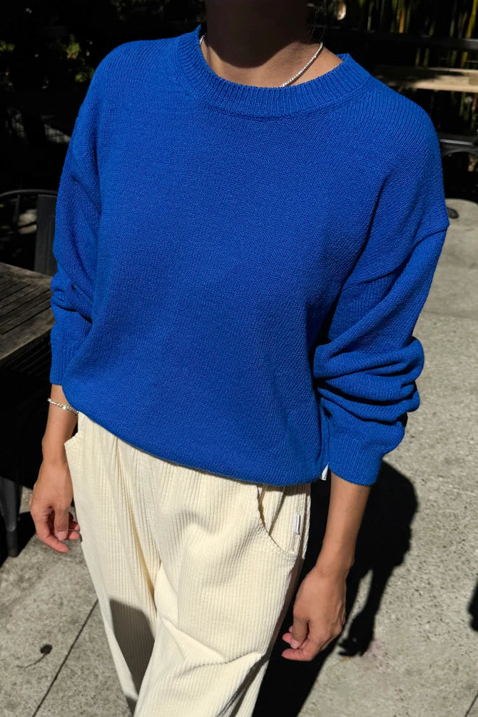 Le Bon Shoppe - Milo Cotton Sweater | Cobalt