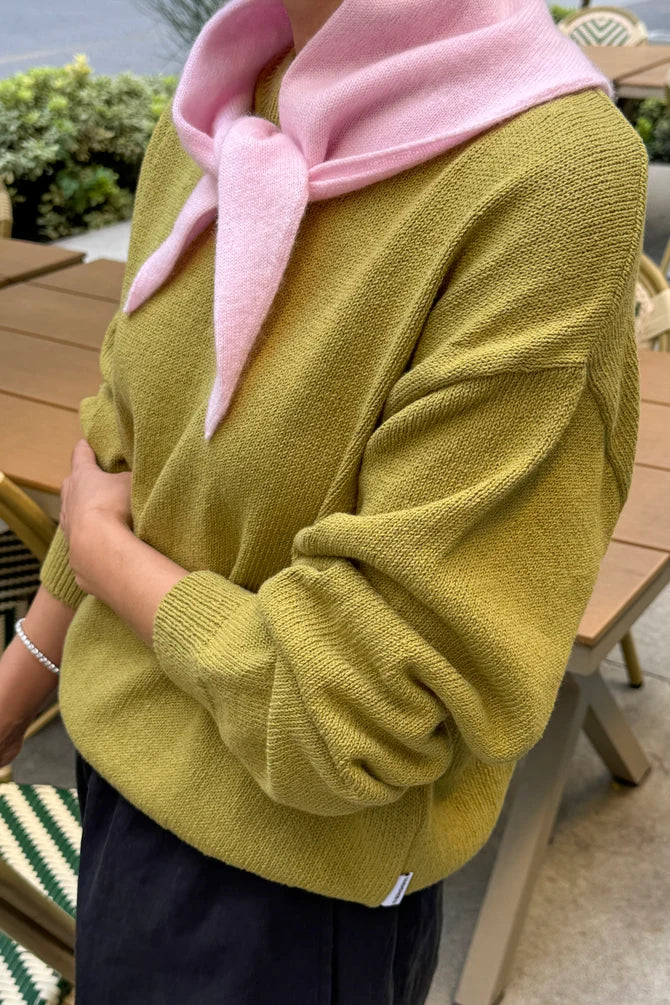 Le Bon Shoppe - Milo Cotton Sweater | Golden Olive