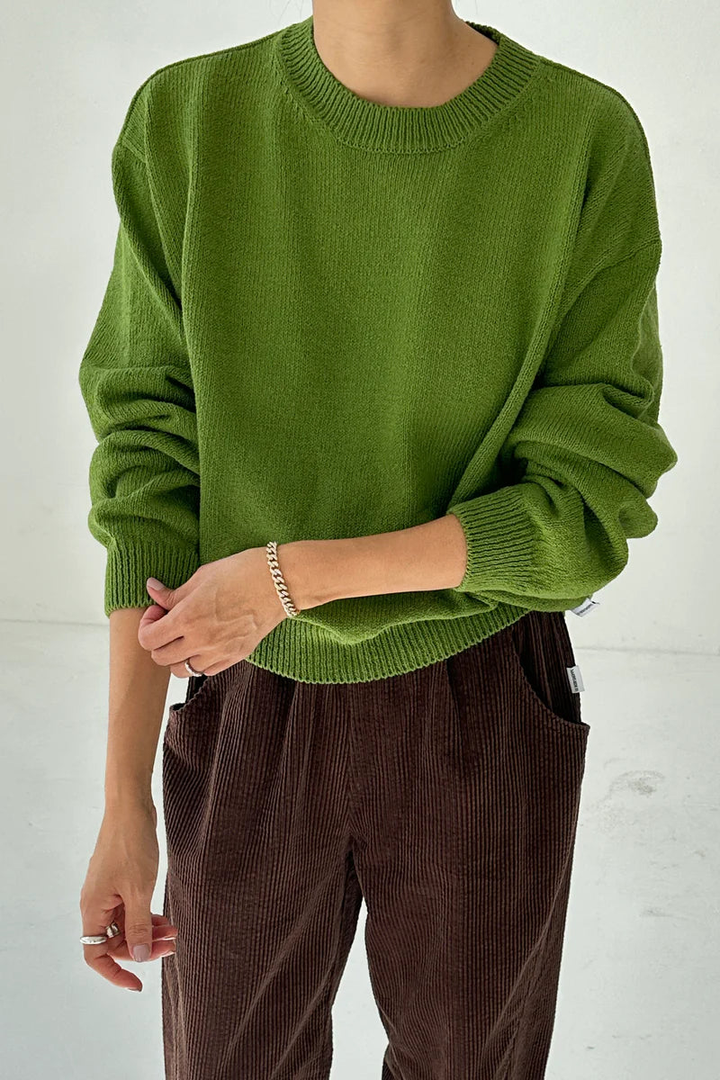Le Bon Shoppe - Milo Cotton Sweater | Avocado
