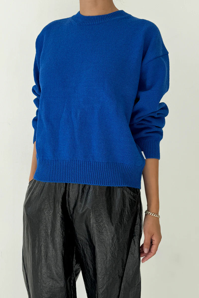 Le Bon Shoppe - Milo Cotton Sweater | Cobalt