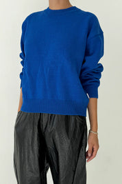 Le Bon Shoppe - Milo Cotton Sweater | Cobalt