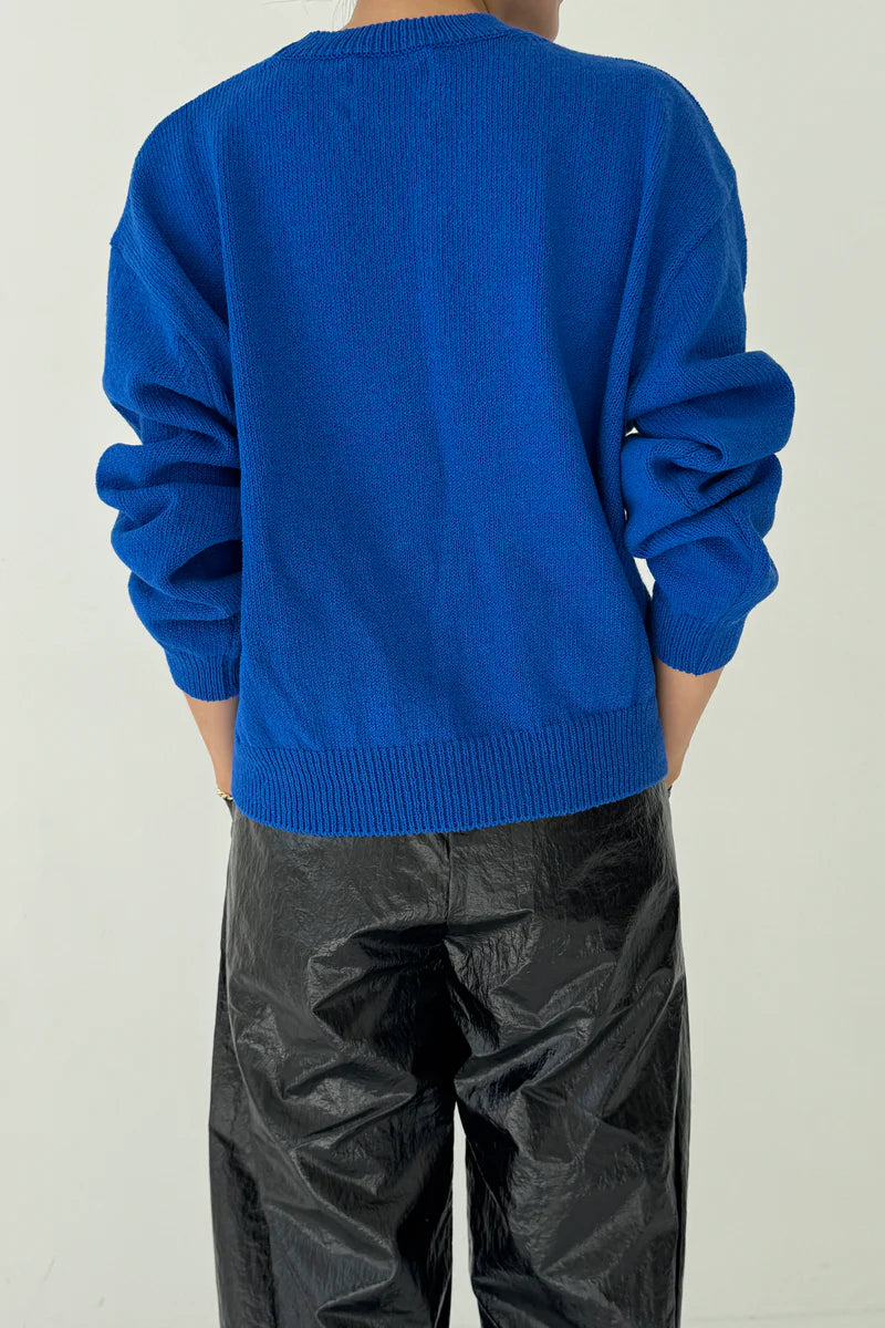 Le Bon Shoppe - Milo Cotton Sweater | Cobalt