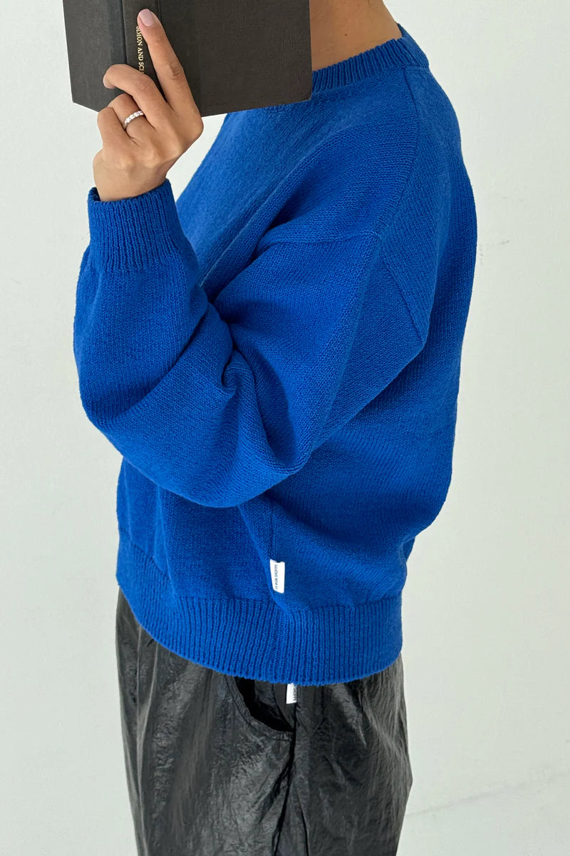 Le Bon Shoppe - Milo Cotton Sweater | Cobalt