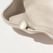 Token Jewelry - Mother of Pearl Ring | Sterling Silver