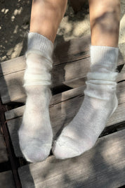 Le Bon Shoppe - Mohair Veil Socks | Cream