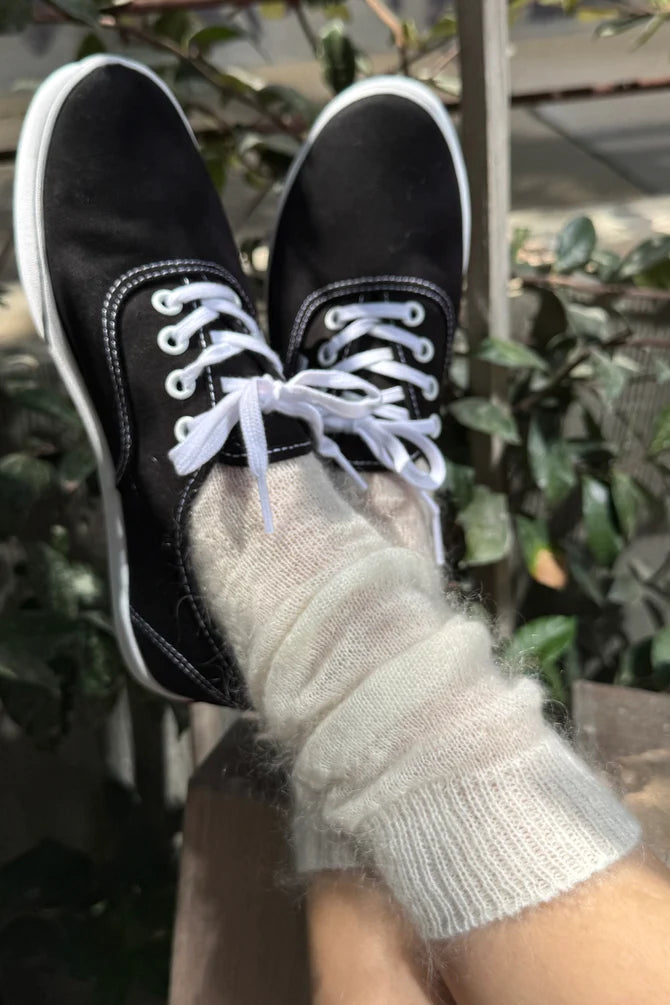 Le Bon Shoppe - Mohair Veil Socks | Cream