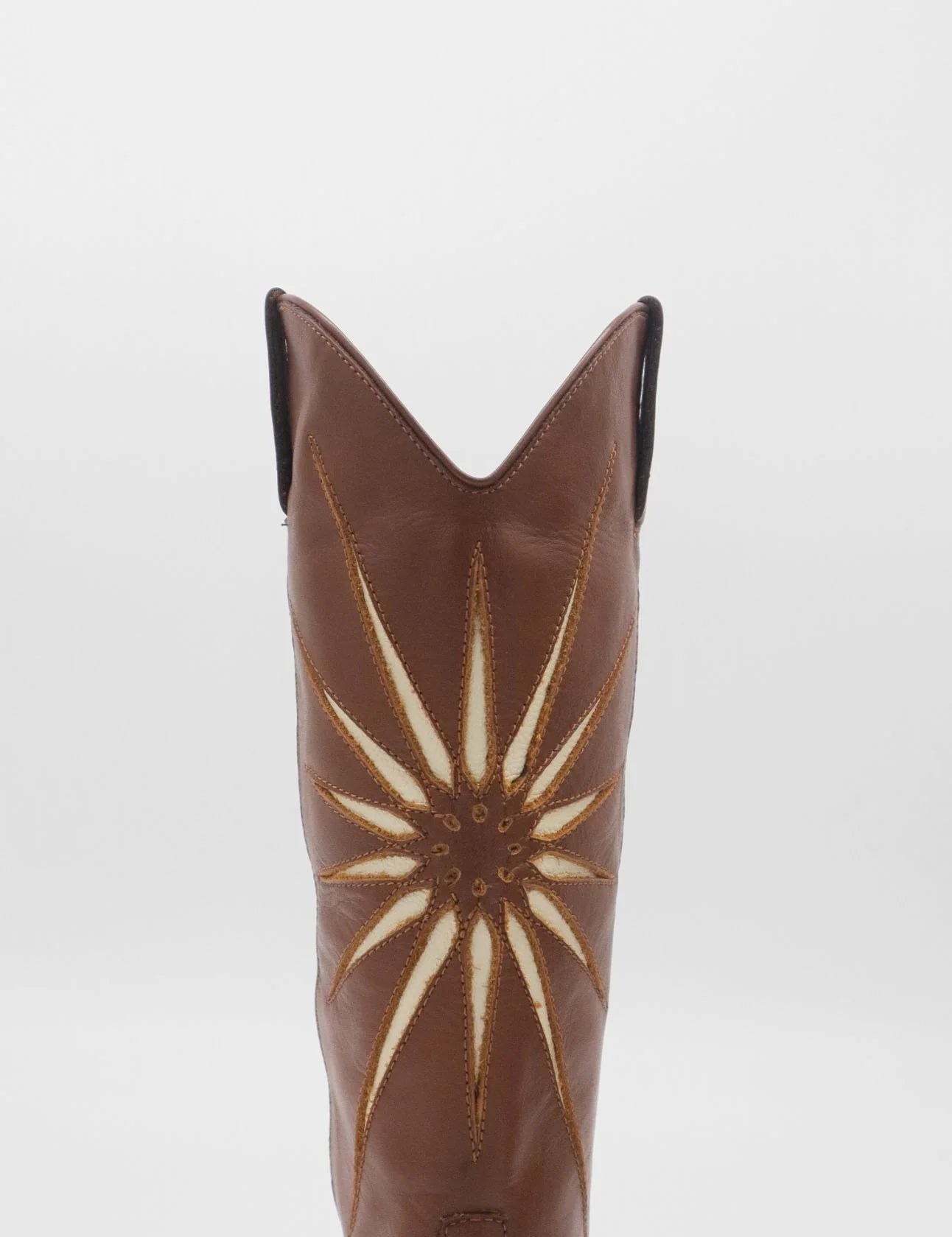 Stivali New York - Moonrise Western Cowboy Boots | Brown Cognac Leather