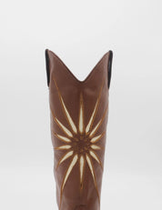 Stivali New York - Moonrise Western Cowboy Boots | Brown Cognac Leather