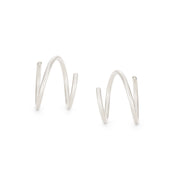 Baleen - Nautilus Hoops | Silver