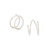 Baleen - Nautilus Hoops | Silver