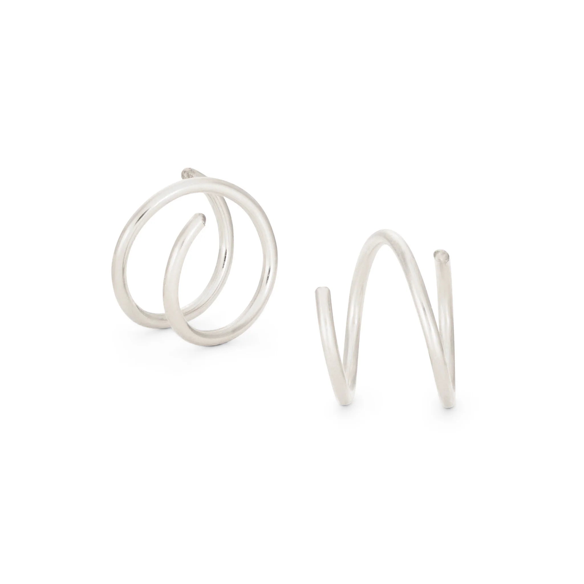Baleen - Nautilus Hoops | Silver