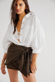 Free People - Happy Hour Button Top | White