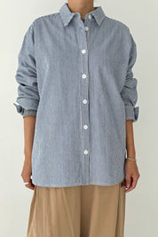 Le Bon Shoppe - Owen Shirt | Blue Stripe