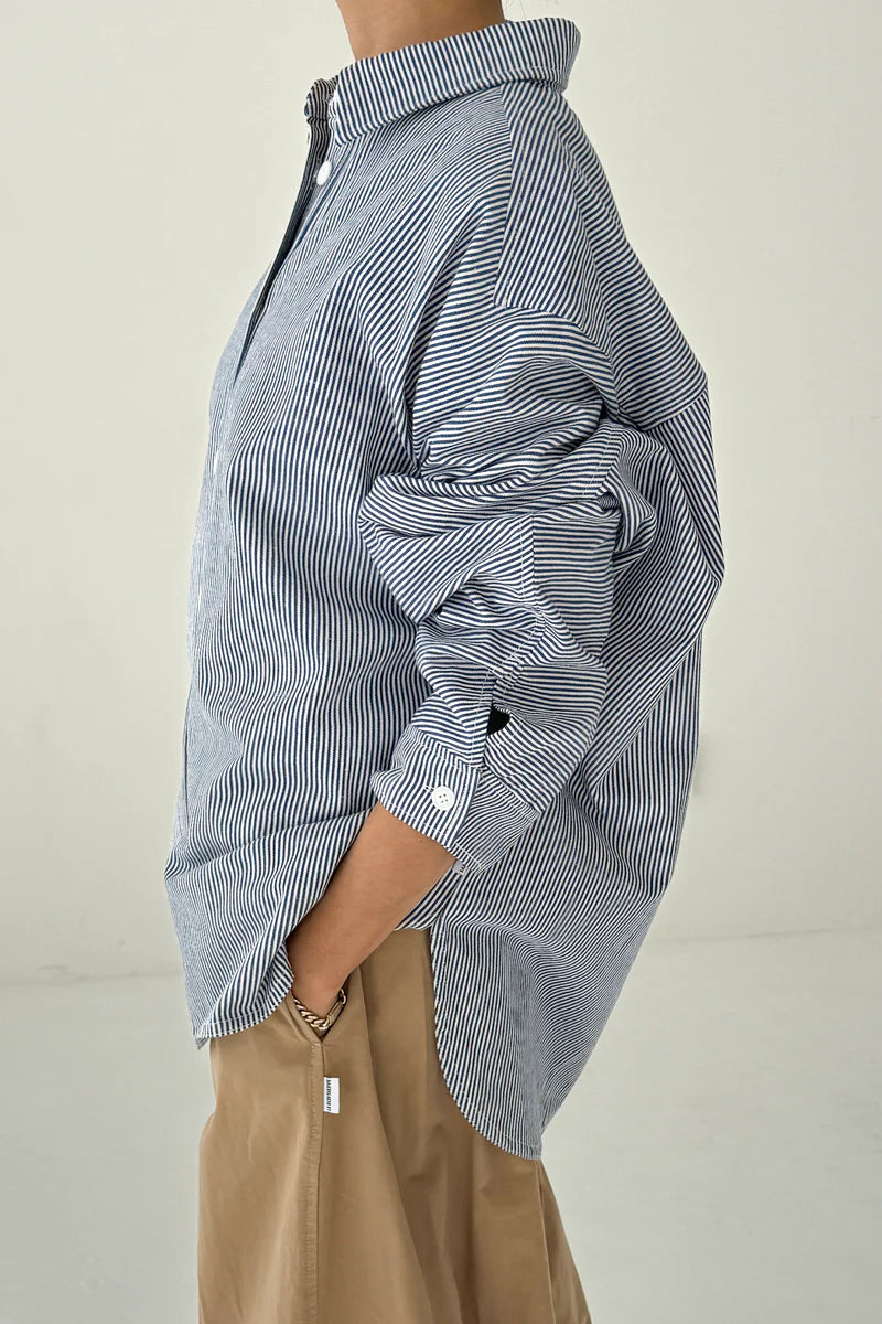 Le Bon Shoppe - Owen Shirt | Blue Stripe