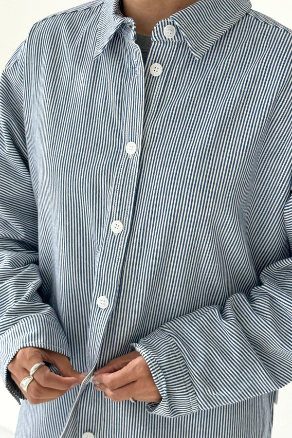 Le Bon Shoppe - Owen Shirt | Blue Stripe