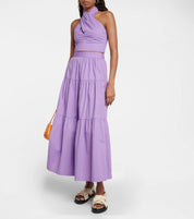 Staud Sea Tiered Skirt (6/M)