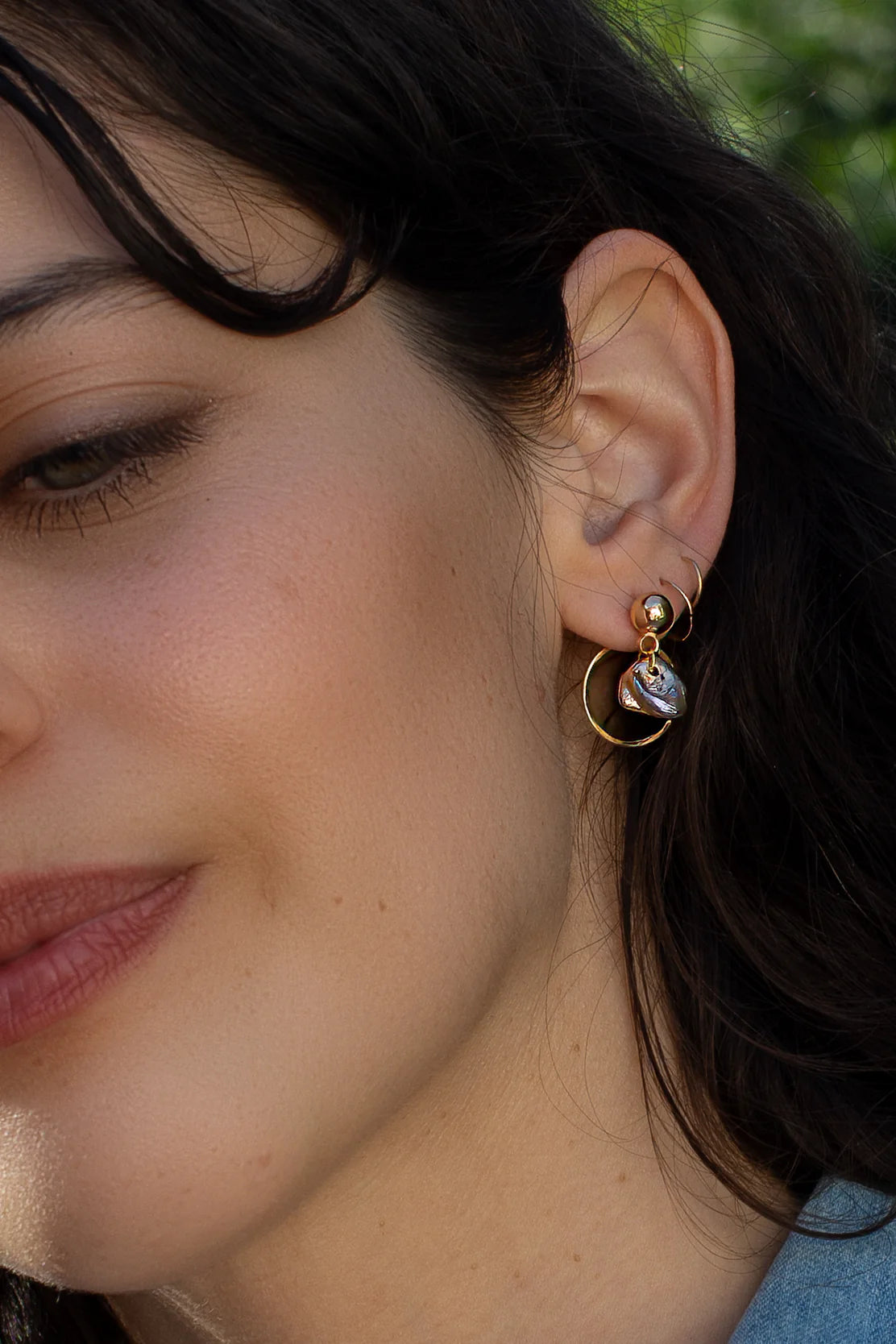 Peter + June - Pearl of the Party Jacket Earrings | 18K Gold Plated