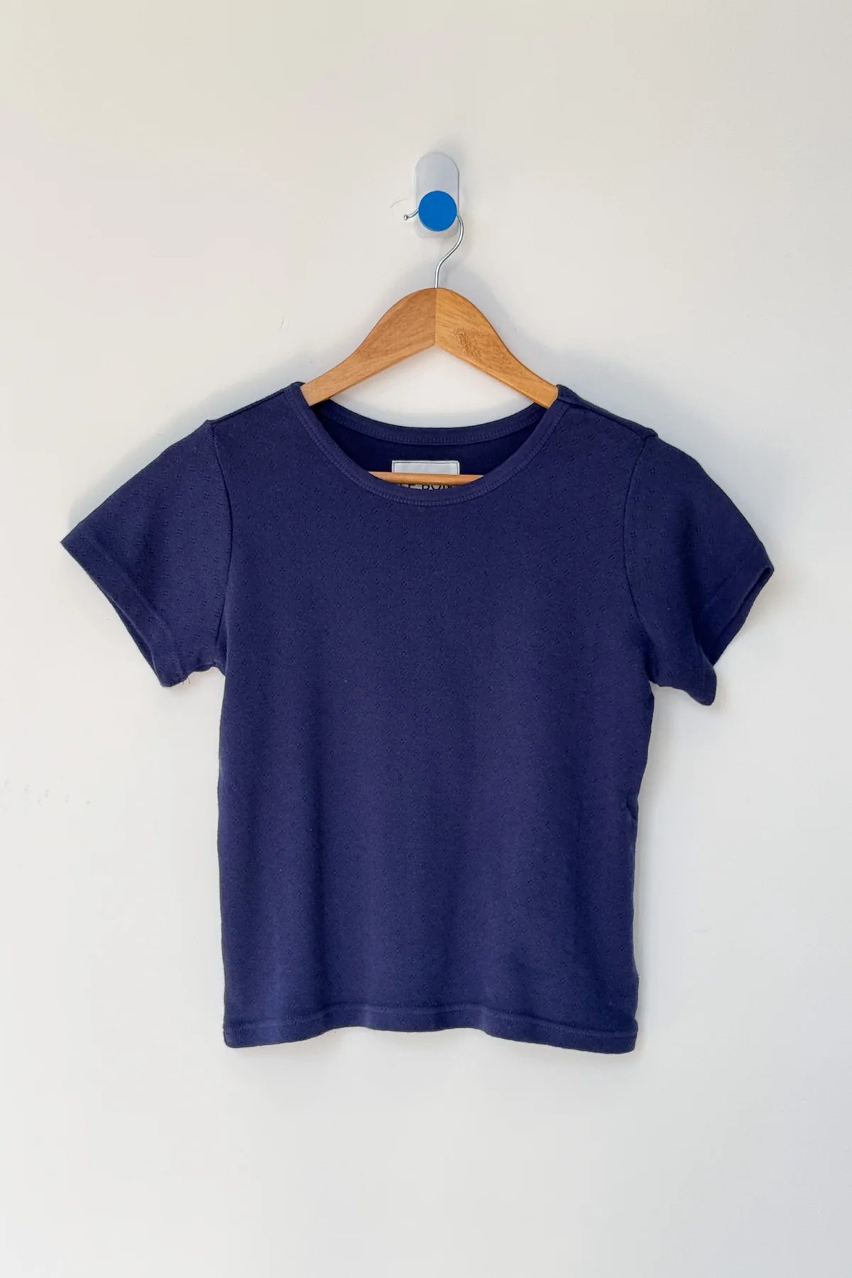 Le Bon Shoppe - Pointelle Babe Tee | Navy