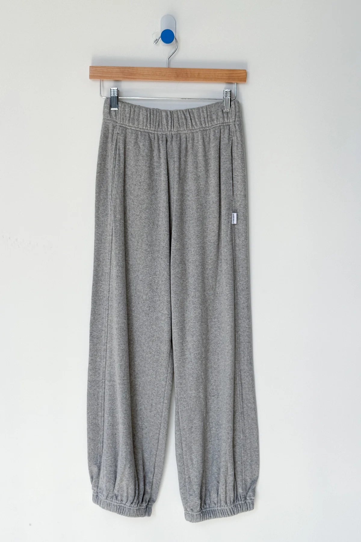 Le Bon Shoppe - Pointelle Balloon Pants | Melange Grey