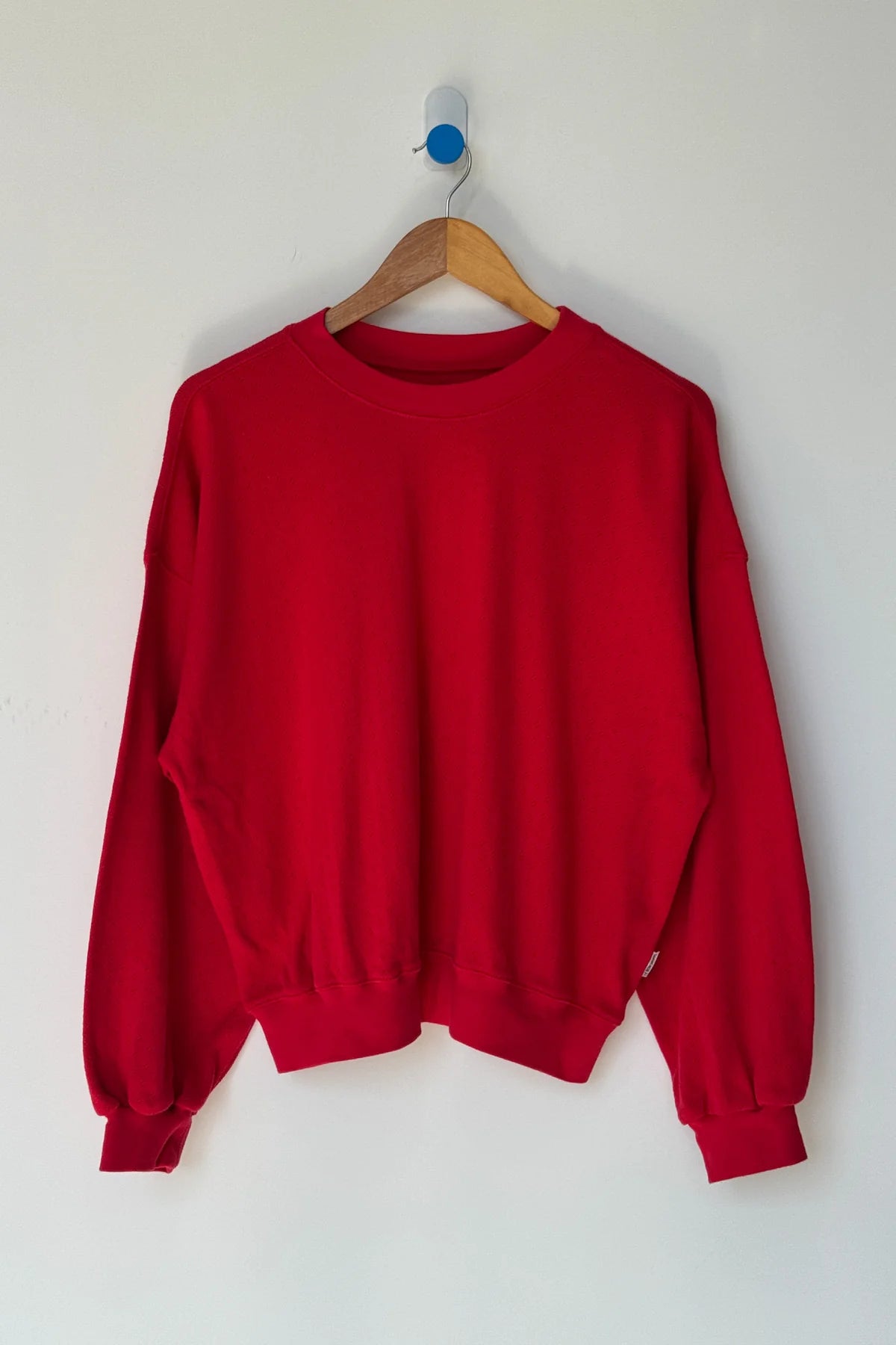 Le Bon Shoppe - Pointelle Core Sweatshirt | Red Apple