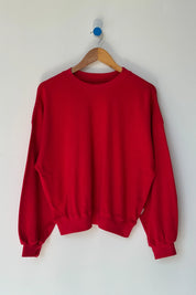 Le Bon Shoppe - Pointelle Core Sweatshirt | Red Apple