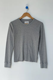 Le Bon Shoppe - Pointelle Fundamental Tee | Melange Grey