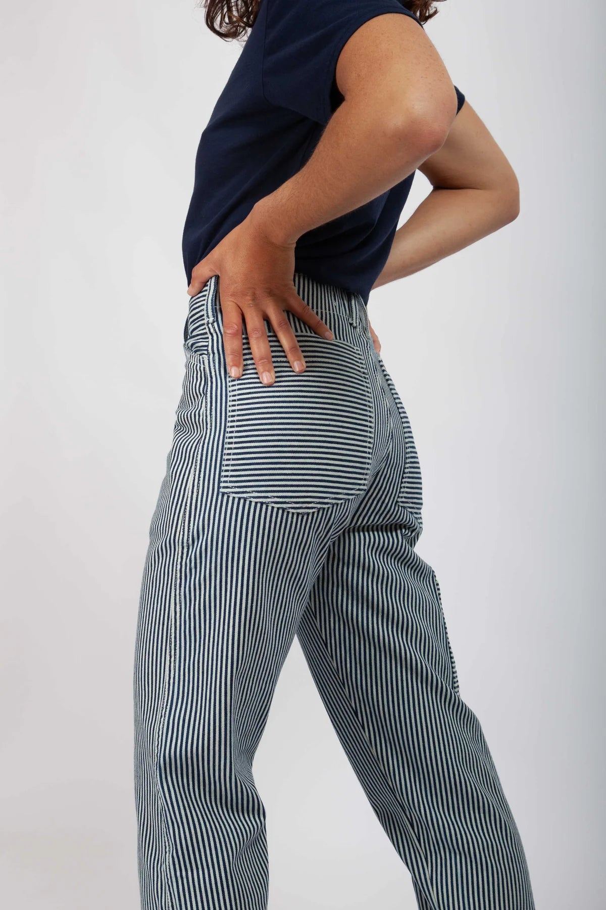 Gravel & Gold - Painter Pants | Conductor Stripe