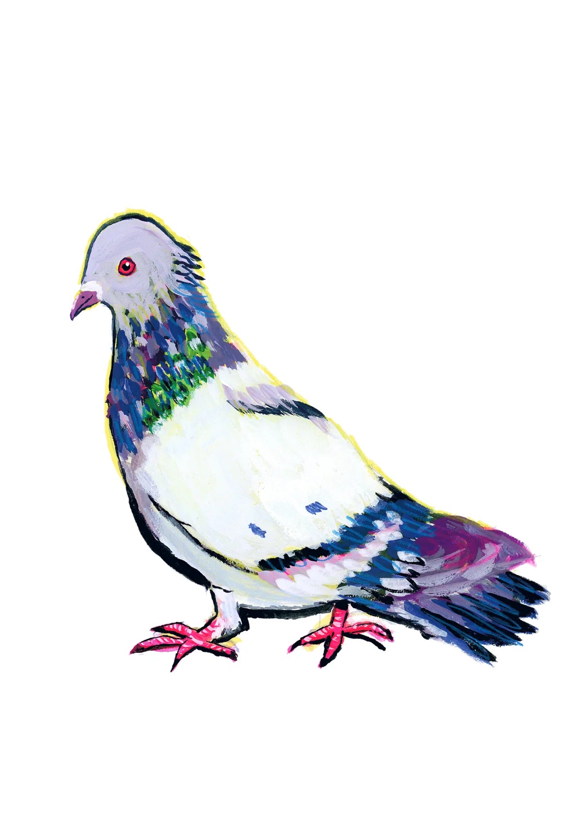 Refuge Studios Iowa City - "Pigeon Study" Giclée Print