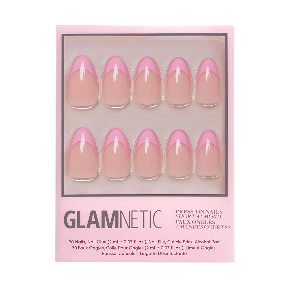 Glamnetic - Pink Macaron Short Almond