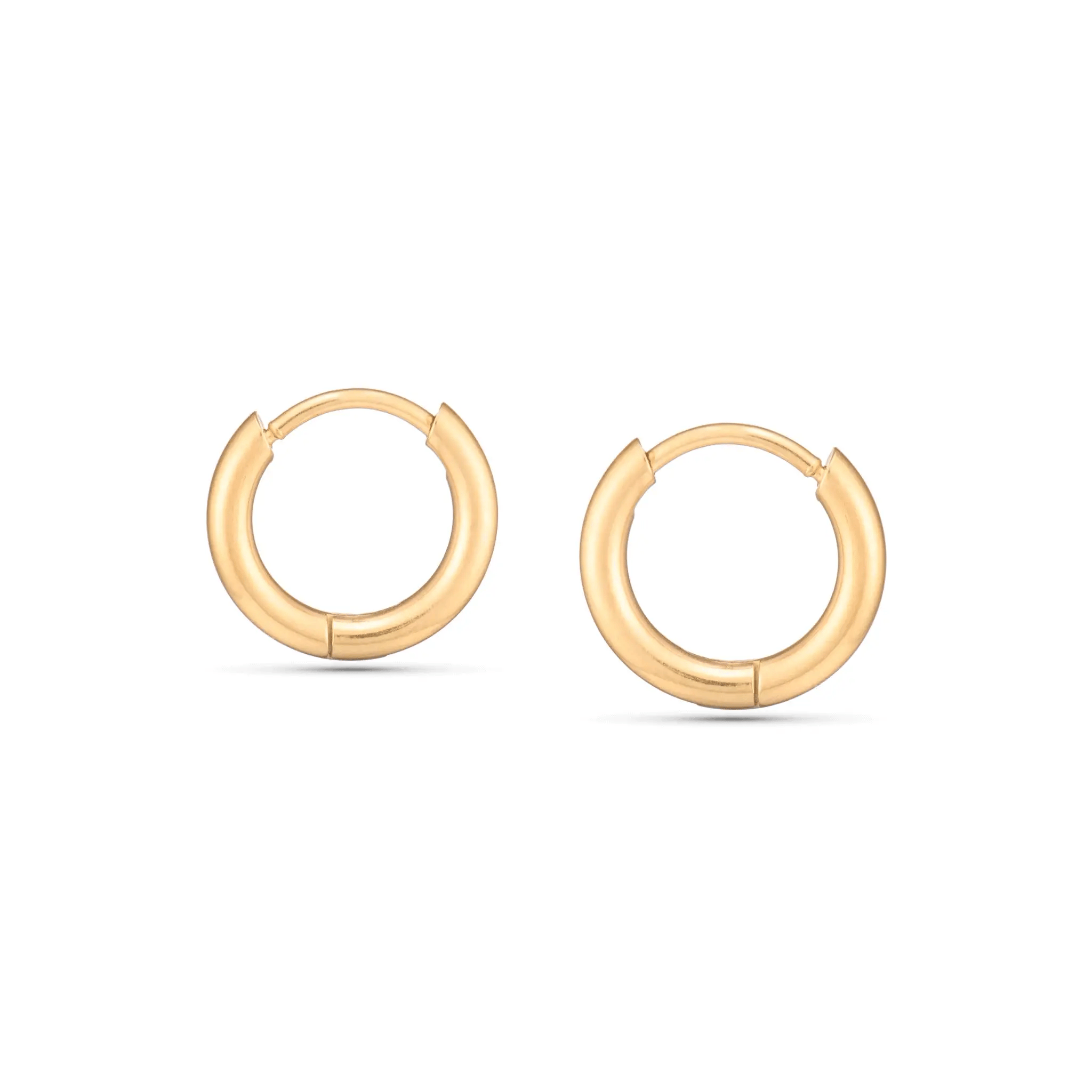 Baleen - Gold Plum Hoops | Multiple Sizes