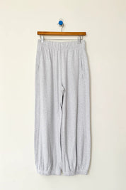 Le Bon Shoppe - Pointelle Balloon Pants | Icy Grey