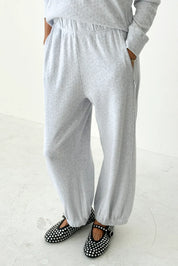 Le Bon Shoppe - Pointelle Balloon Pants | Icy Grey