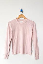 Le Bon Shoppe - Pointelle Fundamental Tee | Baby Pink