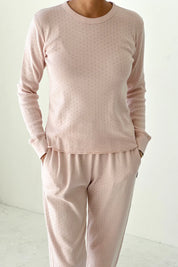 Le Bon Shoppe - Pointelle Fundamental Tee | Baby Pink