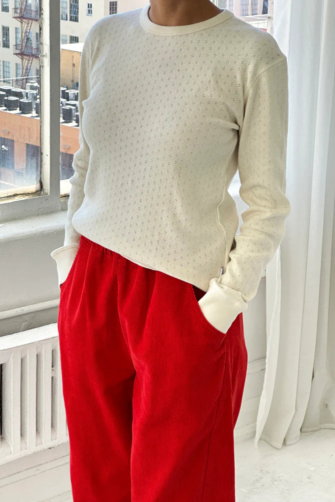 Le Bon Shoppe - Pointelle Fundamental Tee | Naturel