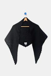 Le Bon Shoppe - Mohair Pointelle Shawl | Onyx