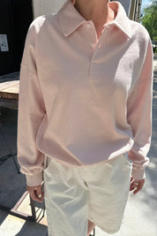Le Bon Shoppe - Polo Sweatshirt | Baby Pink