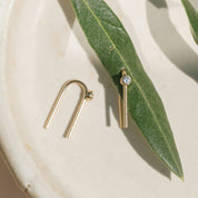 Baleen - U-Shine Earrings | Gold