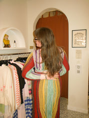 Miss Rosier Striped Knit Dress (XL)