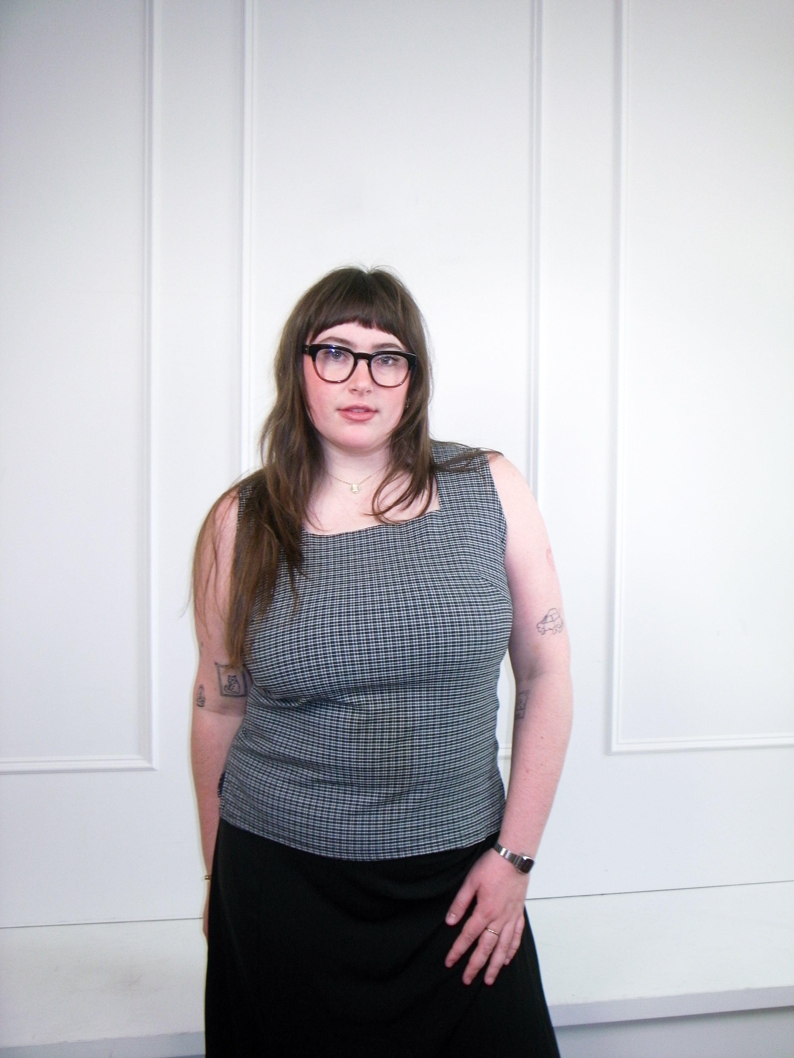 Vintage Plaid Tank (XL)