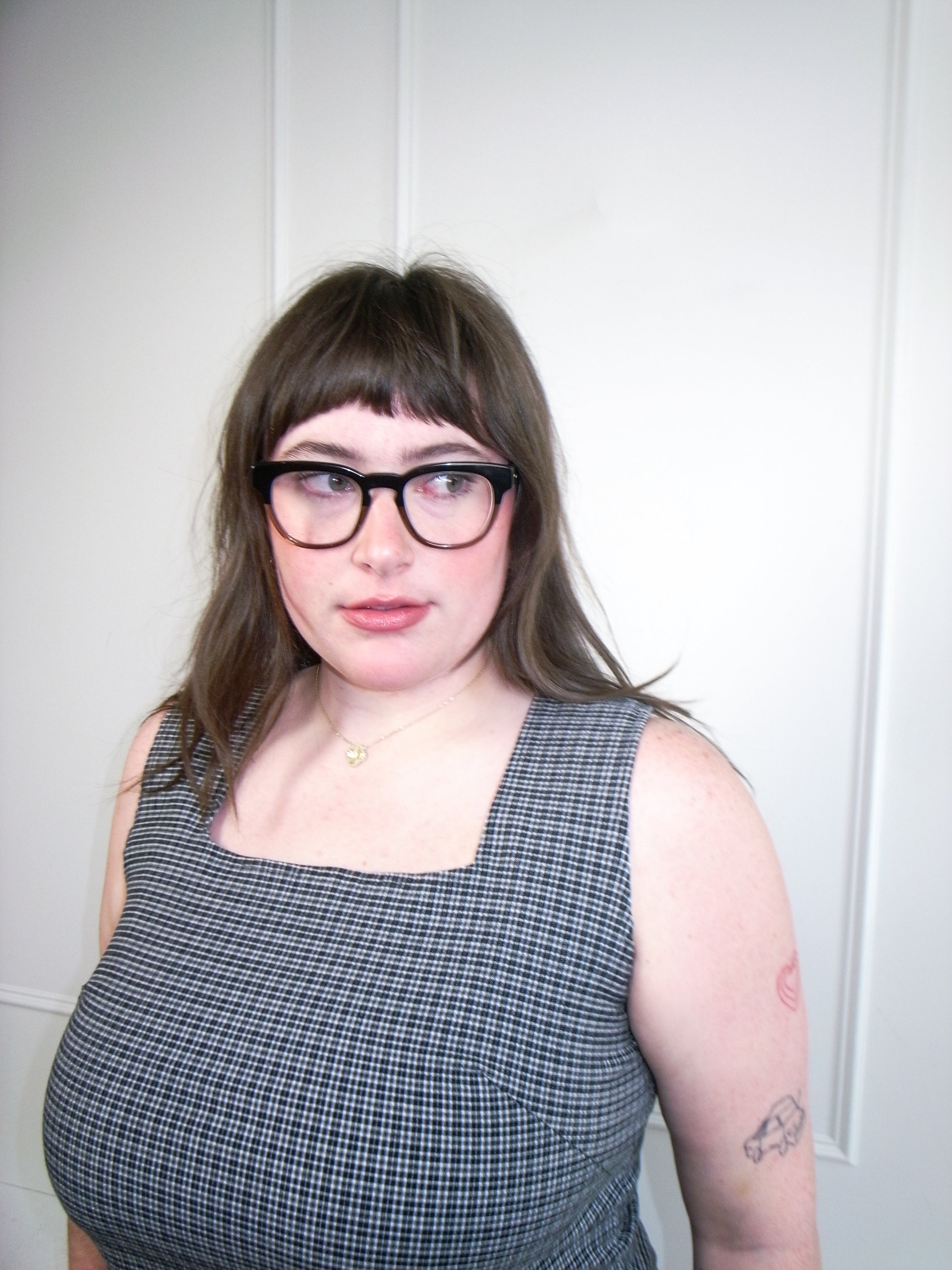 Vintage Plaid Tank (XL)