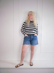 Nili Lotan Black & White Sweater (M)