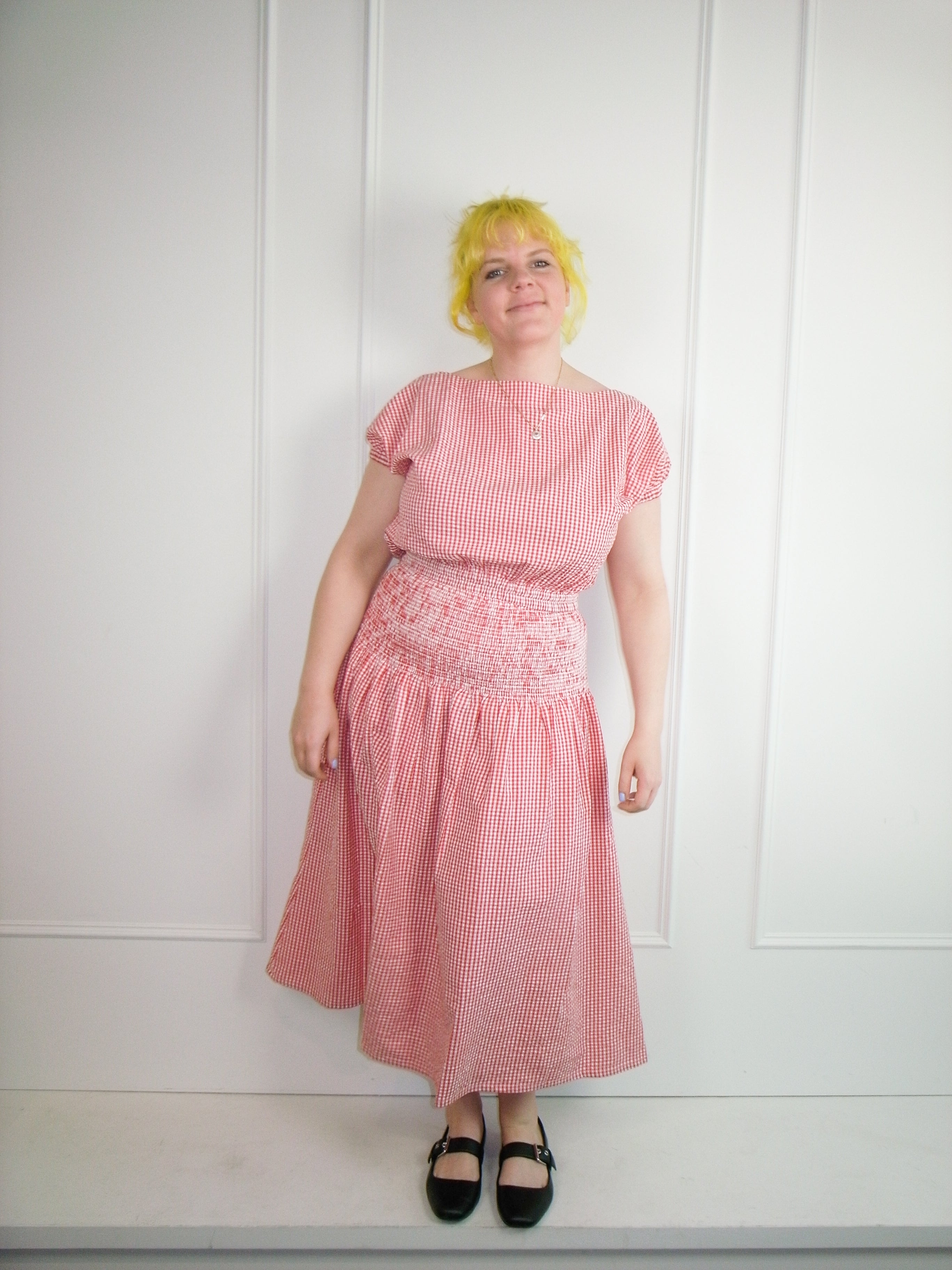 Laude The Label Gingham Skirt (L)