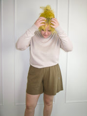 44Ome Taupe Silk & Wool Sweater (XS)