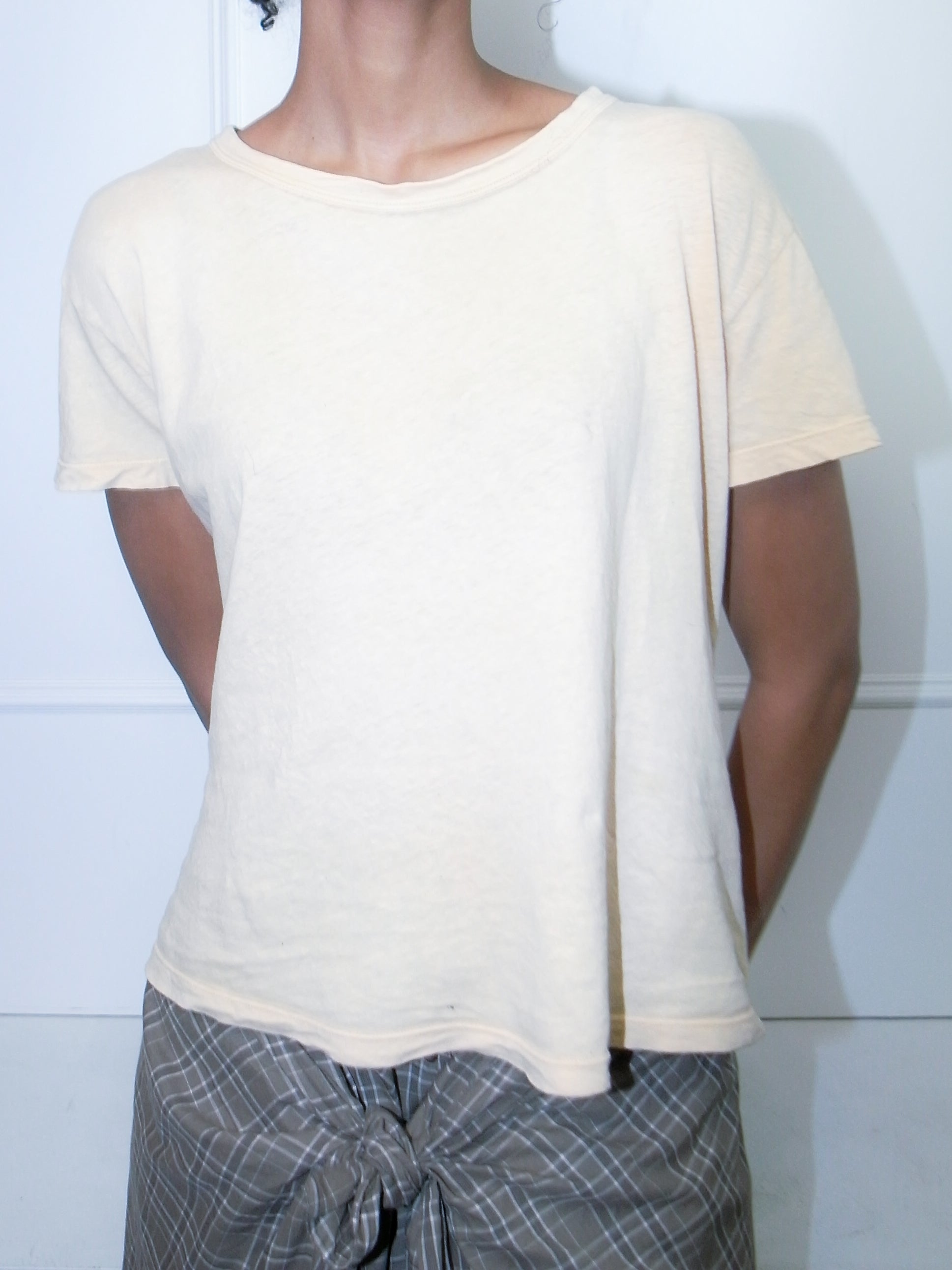 Imogene + Willie Yellow Tee (XS)