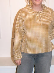 AVN Gingham Blouse (M/L)