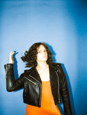 Understated Leather Classic Leather Jacket (L)