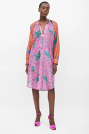 Raquel Allegra Silk Midi Dress (S/M)