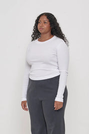 Everybody.World - Rib Long Sleeve | White