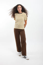 Gravel & Gold - Rockaway Tee | Goldfinch Stripe